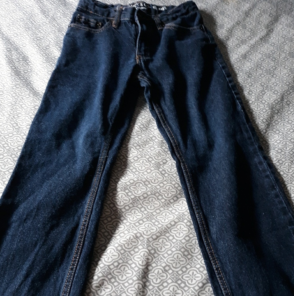 Boys blue jeans size 8